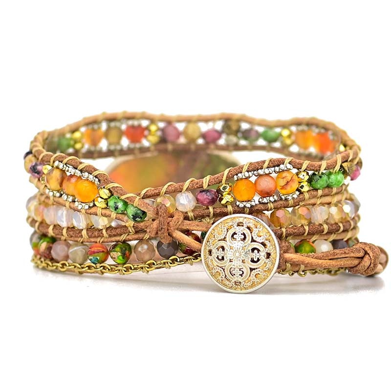 Amazonen Hand der Fatima Wickelarmband | Boho